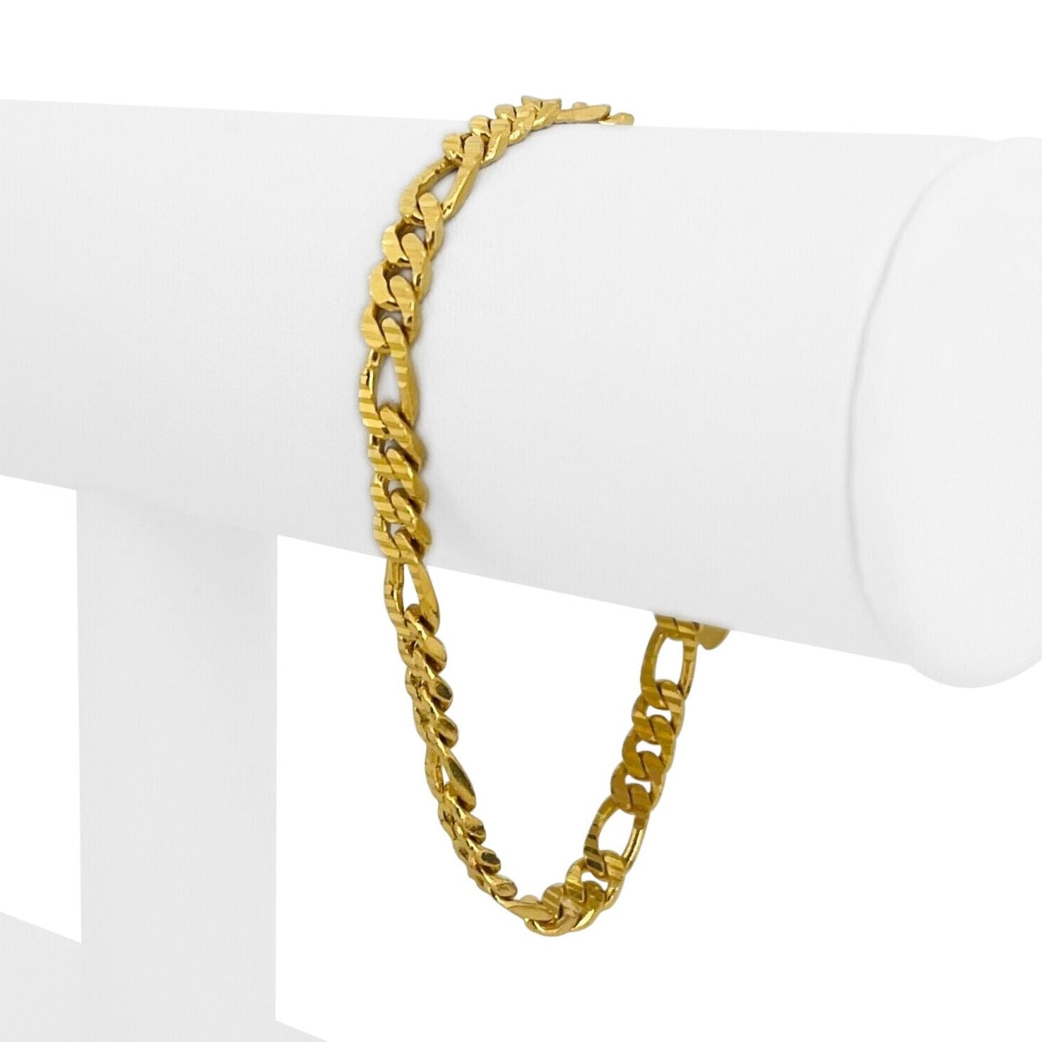 Box Chain Bracelet in 18K Yellow Gold, 5mm