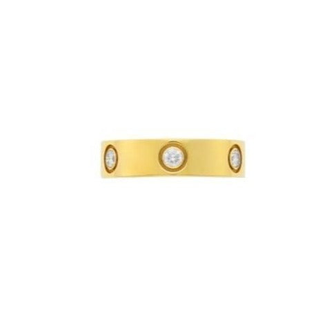Gold wedding rings Cartier - WeddingTales.gr